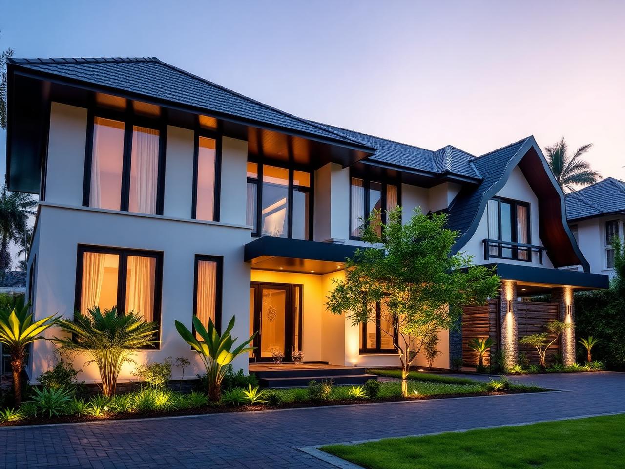 Rumah contoh di Singhasari Residence